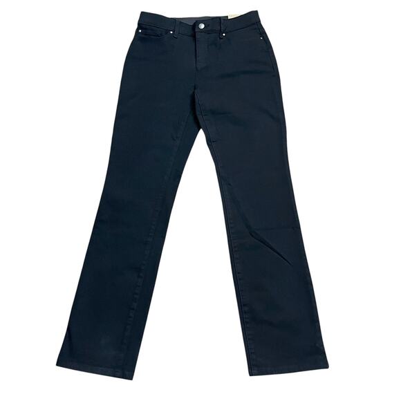 Chicos Fabulously Slimming Jeans 0/Small/4 Black Straight Leg Stretchy Classic - Picture 1 of 11